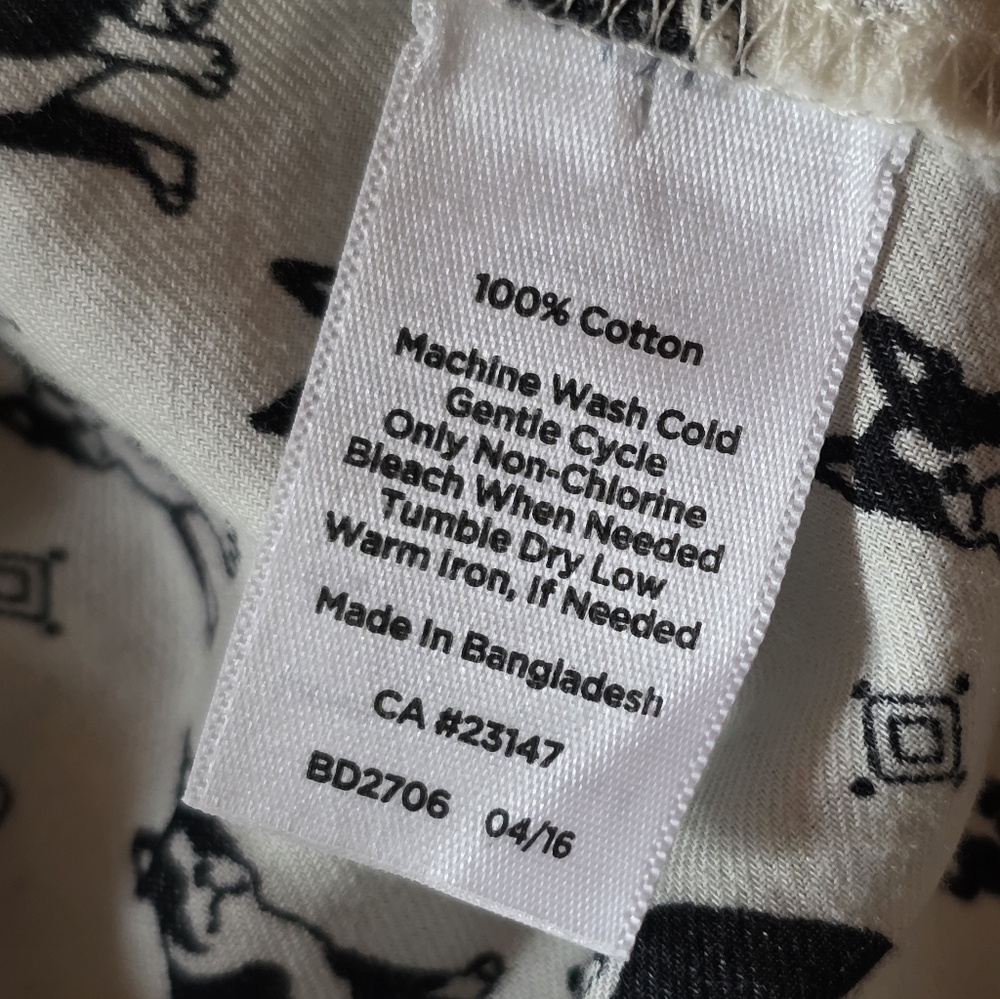 Talbots XL Dog Print Button Front Cotton Blouse Preppy Casual Shirt - Picture 10 of 10
